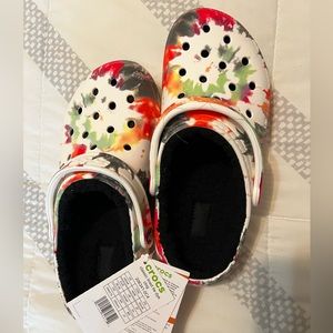 Tie-Dye crocs. Womens8/Mens6. Brand new with tags